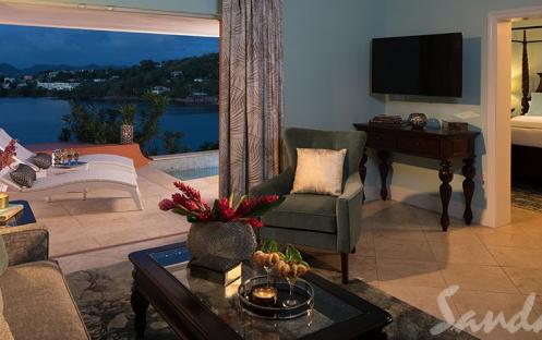 Sunset Bluff Honeymoon Oceanfront One Bedroom Butler Villa Suite with Private Pool - BS (1)